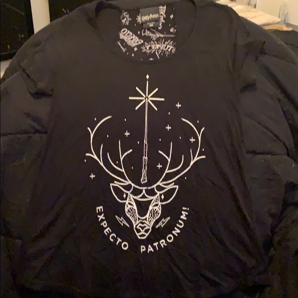 Harry Potter Spells Boat Neck Tee